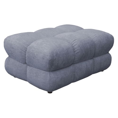 Pouf CAPSIO tissu gris