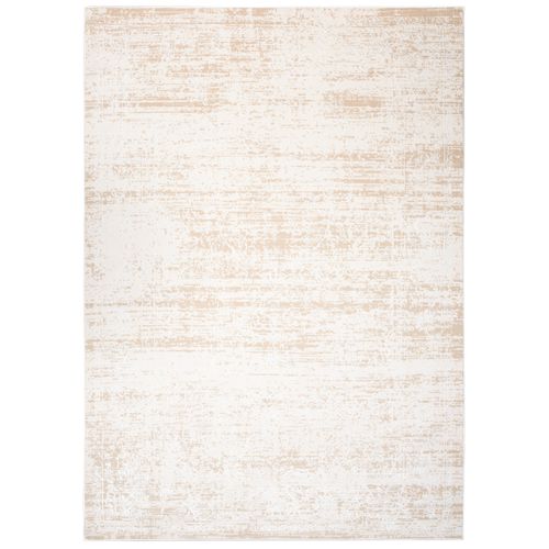 Tapis Salon Chambre Brillant Crème Beige Clair Vintage Ornamental Effet 3d 140x200 cm