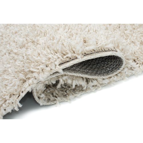 Tapis Salon Beige Uni Moelleux Epais Poil Long Shaggy 300 X 400 Cm