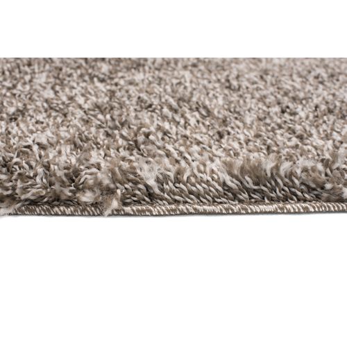 Tapis Salon Gris Foncé Uni Moelleux Poil Long Shaggy 140 X 200 Cm
