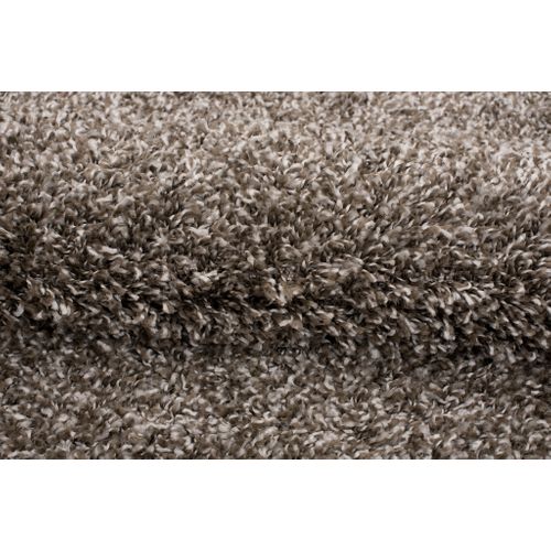 Tapis Carré Gris Foncé Moelleux Poil Long Shaggy 200 X 200 Cm