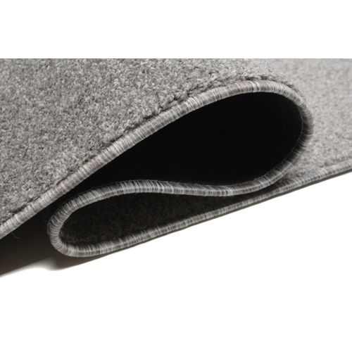Tapis Séjour Bureau Gris Unicolore Fin Tufté Feutre 80 X 150 Cm