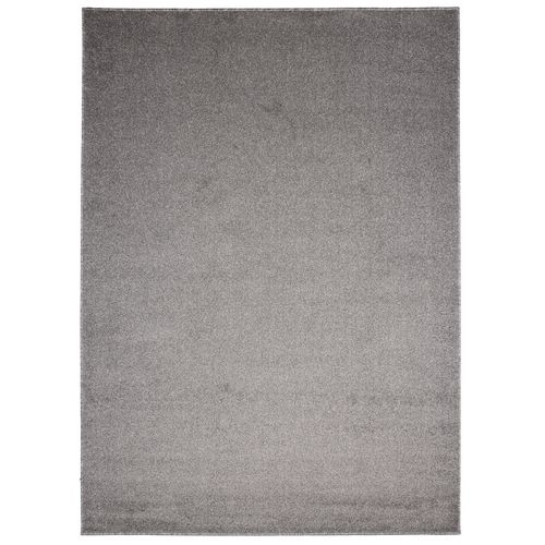 Tapis Séjour Bureau Gris Unicolore Fin Tufté Feutre 80 X 150 Cm