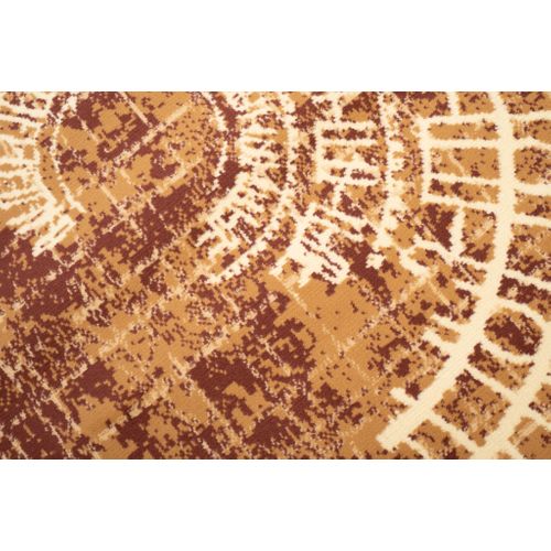 Tapis De Salon Moderne Marron Beige Motif Grec Fin Atena 120x170