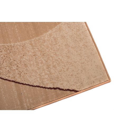 Tapis De Salon Moderne Beige Marron Vagues Fin Dream 160x220