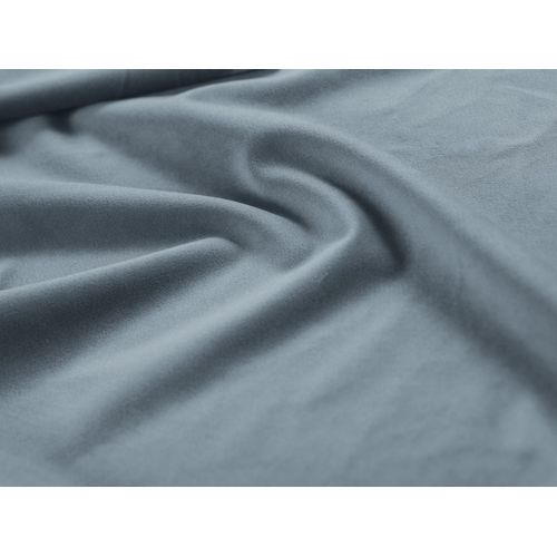 Méridienne Gauche "bali" En Velours Bleu Clair
