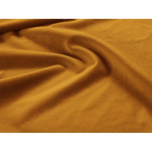 Pouf "bali" En Velours Jaune