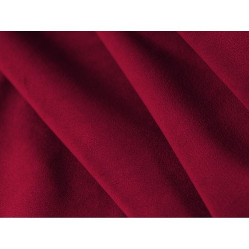 Canapé D'angle Symétrique Modulable "rome" 5 Places En Velours Rouge