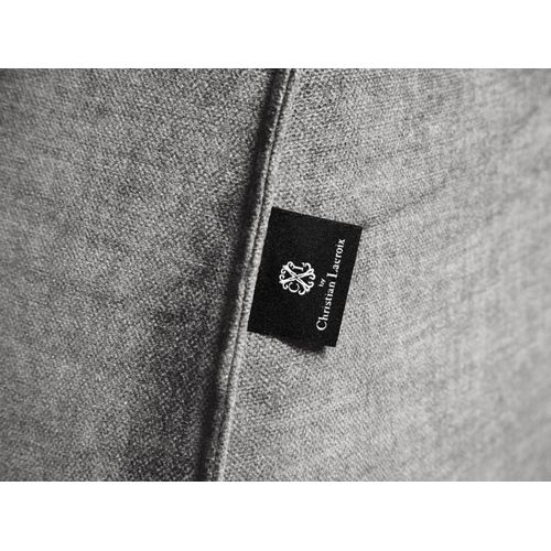 Canapé Modulable Droit "charles" 2 Places En Velours Gris Clair