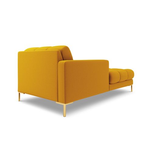 Méridienne Gauche "bali" En Tissu Structurel Jaune