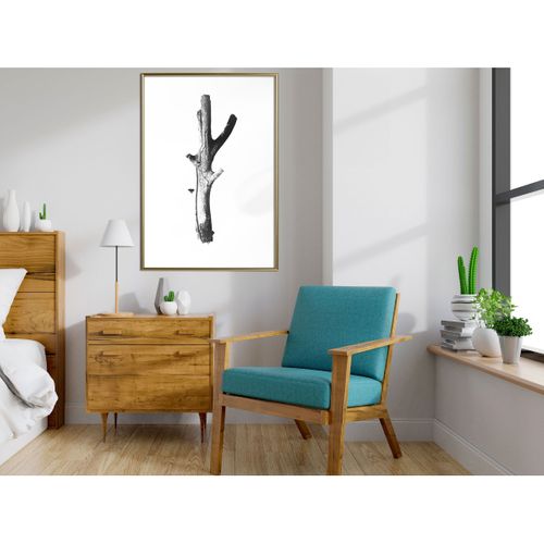 Affiche Murale Encadrée "fetch" 40 X 60 Cm Doré