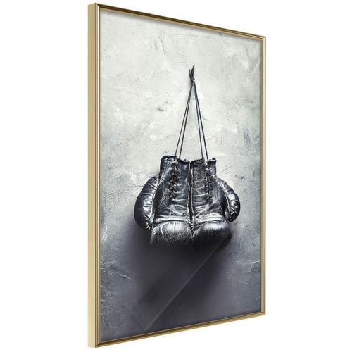 Affiche Murale Encadrée "retirement" 21 X 30 Cm Doré