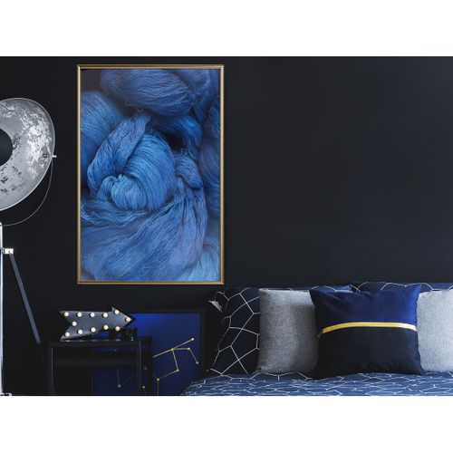 Affiche Murale Encadrée "yarn" 40 X 60 Cm Doré