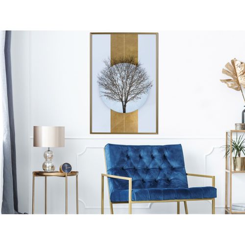 Affiche Murale Encadrée "passing" 40 X 60 Cm Doré