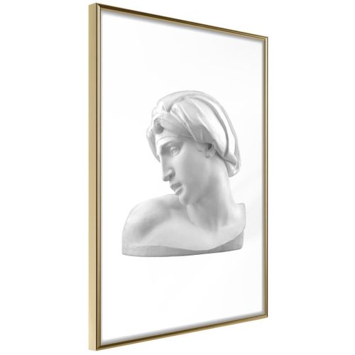 Affiche Murale Encadrée "the Famous Artist" 30 X 42 Cm Doré