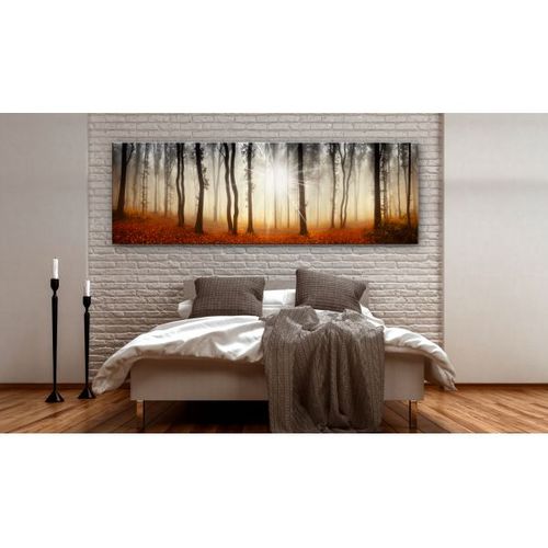Tableau Autumnal Fog 120x40 Cm