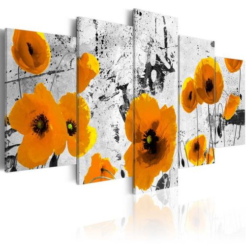 Tableau Fleurs Poppies In The Royal Color 200x100 Cm