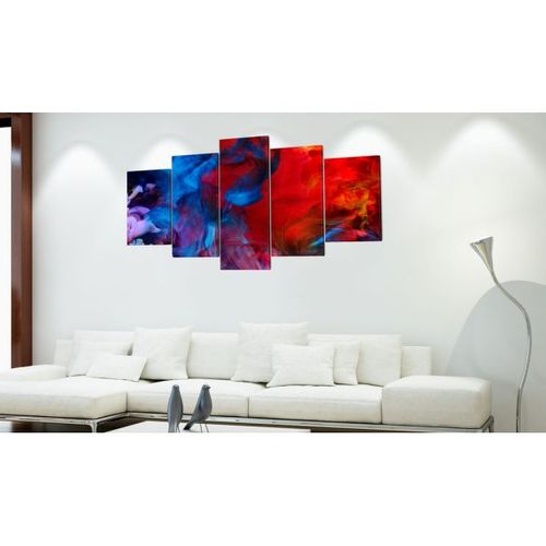 Tableau Dance Of Colourful Flames 200x100 Cm