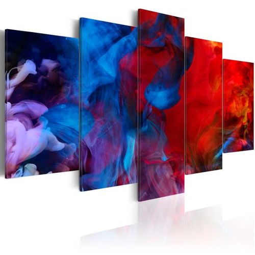 Tableau Dance Of Colourful Flames 200x100 Cm