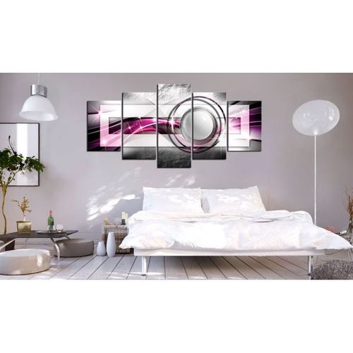 Tableau Modern: Pink 200x100 Cm