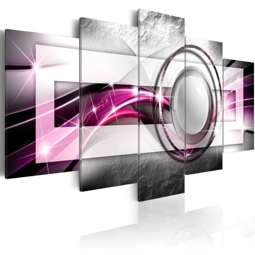 Tableau Modern: Pink 200x100 Cm