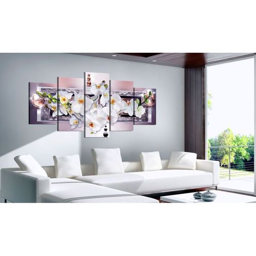 Tableau Fleurs Mysterious Orchid 200x100 Cm