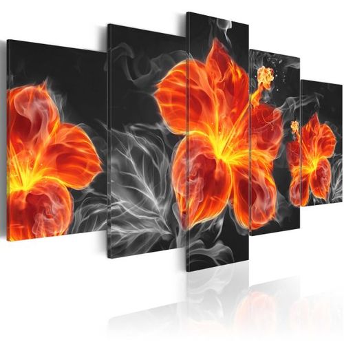 Tableau Fire Lily 200x100 Cm