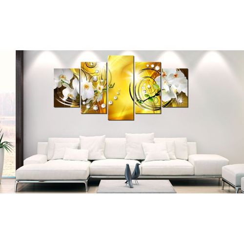 Tableau Yellow Admiration 200x100 Cm