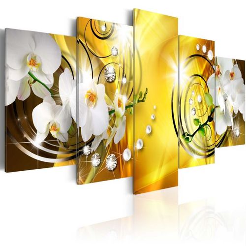 Tableau Yellow Admiration 200x100 Cm