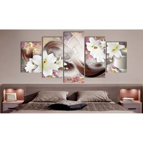 Tableau Fleurs Histoire De L'elfe 200x100 Cm