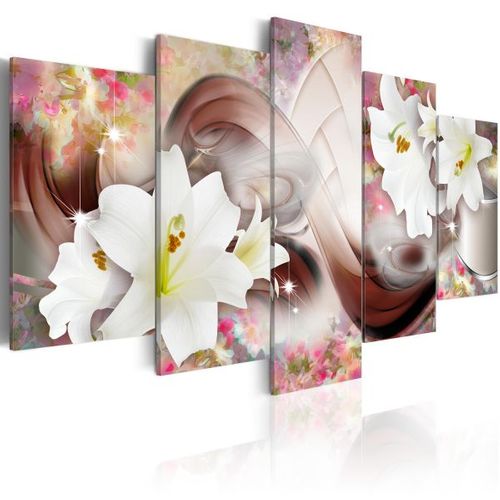 Tableau Fleurs Histoire De L'elfe 200x100 Cm