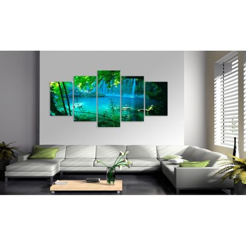 Tableau Asile Turquoise 200x100 Cm