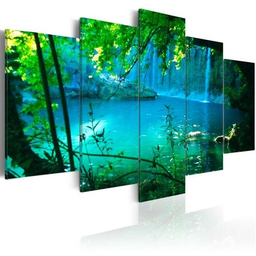 Tableau Asile Turquoise 200x100 Cm
