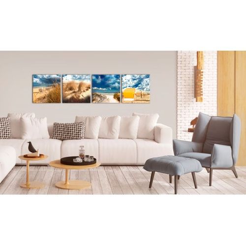 Tableau Holiday At The Seaside 80x80 Cm