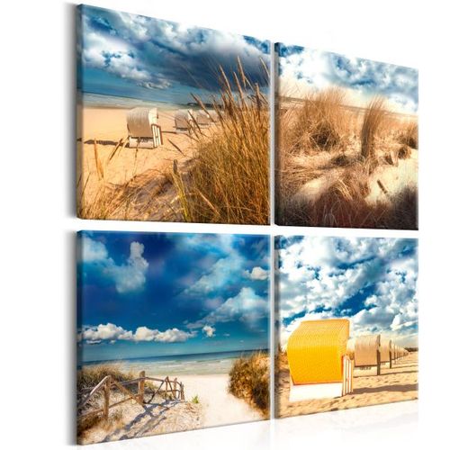 Tableau Holiday At The Seaside 80x80 Cm