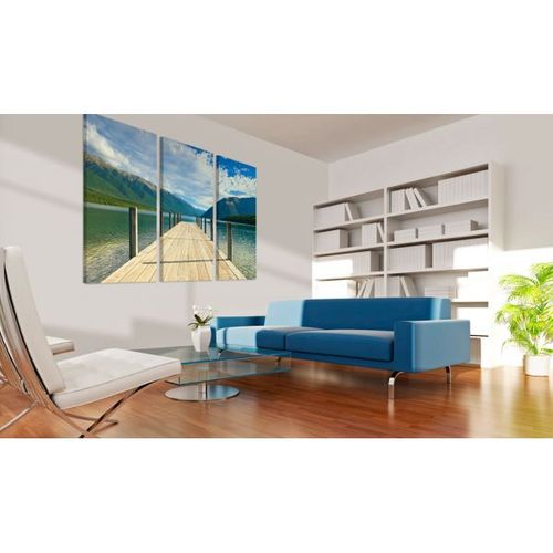 Tableau Jetée Sur Le Lac 120x80 Cm