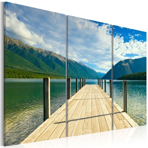 Tableau Jetée Sur Le Lac 120x80 Cm