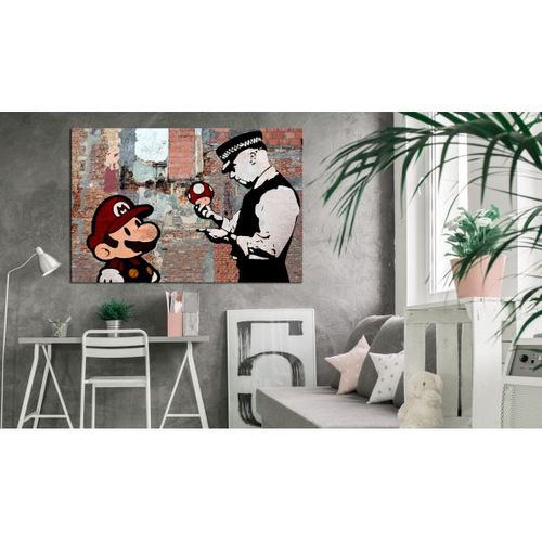 Tableau Banksy One Last Time 120x80 Cm