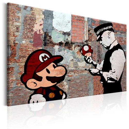 Tableau Banksy One Last Time 120x80 Cm