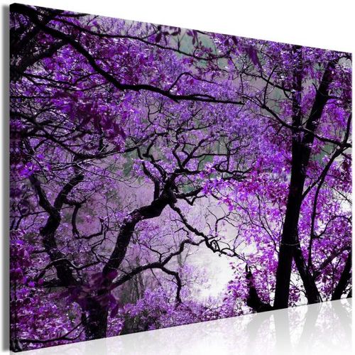Tableau Purple Afternoon (1 Part) Wide 120x80 Cm