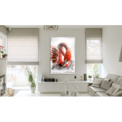 Tableau Red Flamingo 80x120 Cm