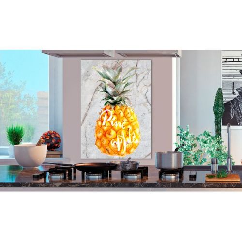 Tableau Pineapple And Marble (1 Part) Vertical 40x60 Cm