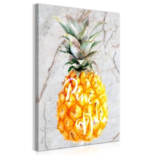 Tableau Pineapple And Marble (1 Part) Vertical 40x60 Cm