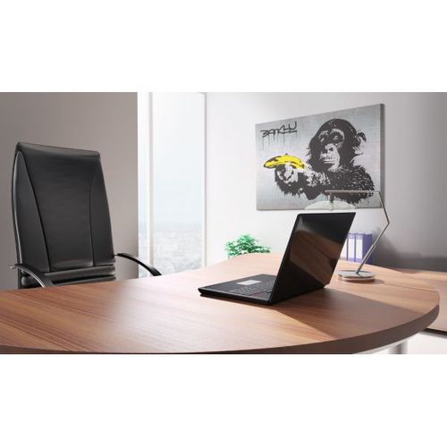 Tableau Arrête Ou Le Singe Va Tirer! Banksy 90x60 Cm