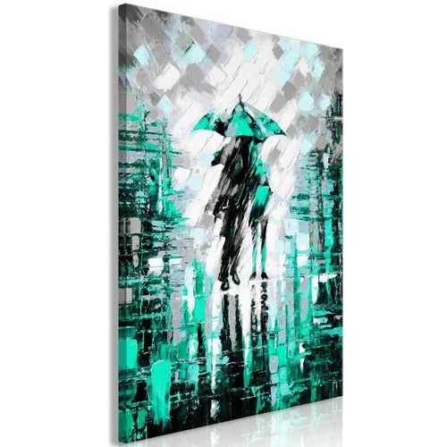 Tableau Personnages Lovers In Colour (1 Part) Vertical Green 80x120 Cm