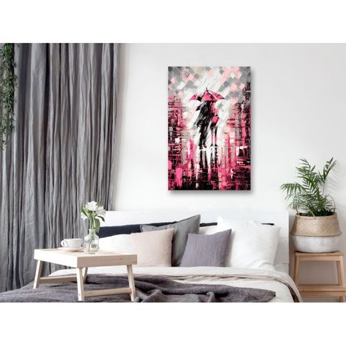 Tableau Personnages Lovers In Colour (1 Part) Vertical Pink 80x120 Cm