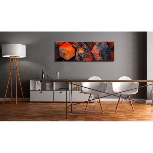 Tableau Magic Of Hexagons 120x40 Cm