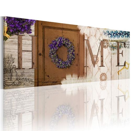 Tableau Vintage Heather Wreath 135x45 Cm