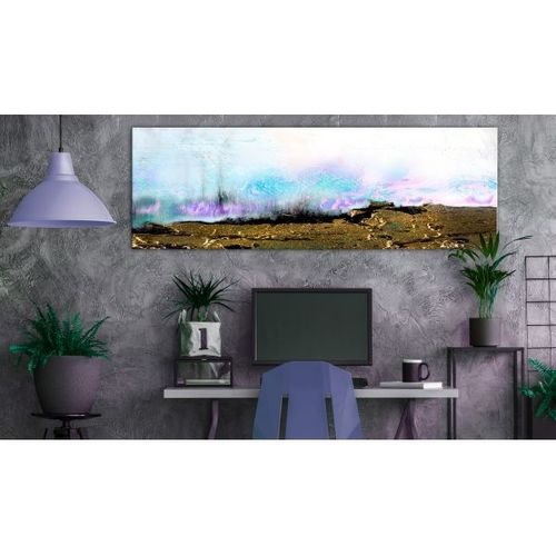 Tableau Burned Fields (1 Part) Narrow 120x40 Cm