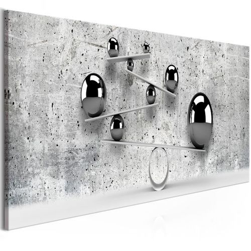Tableau Balls And Concrete (1 Part) Narrow 120x40 Cm